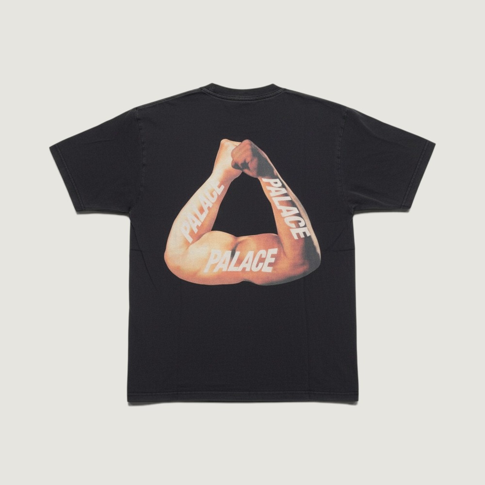 Palace T-Shirt Tri-Tony Black Pink Size Medium